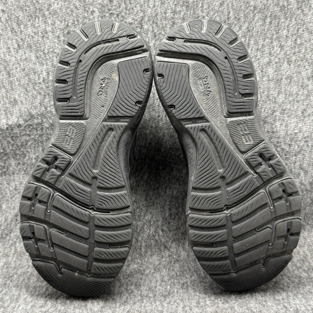 Brooks Adrenaline GTS 23 Running Shoes Womens Size 8.5 Wide Black Guiderails